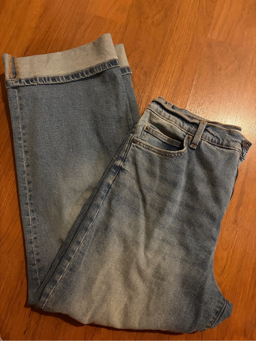 Jessica Simpson Light Blue Flared Wide Leg Jeans